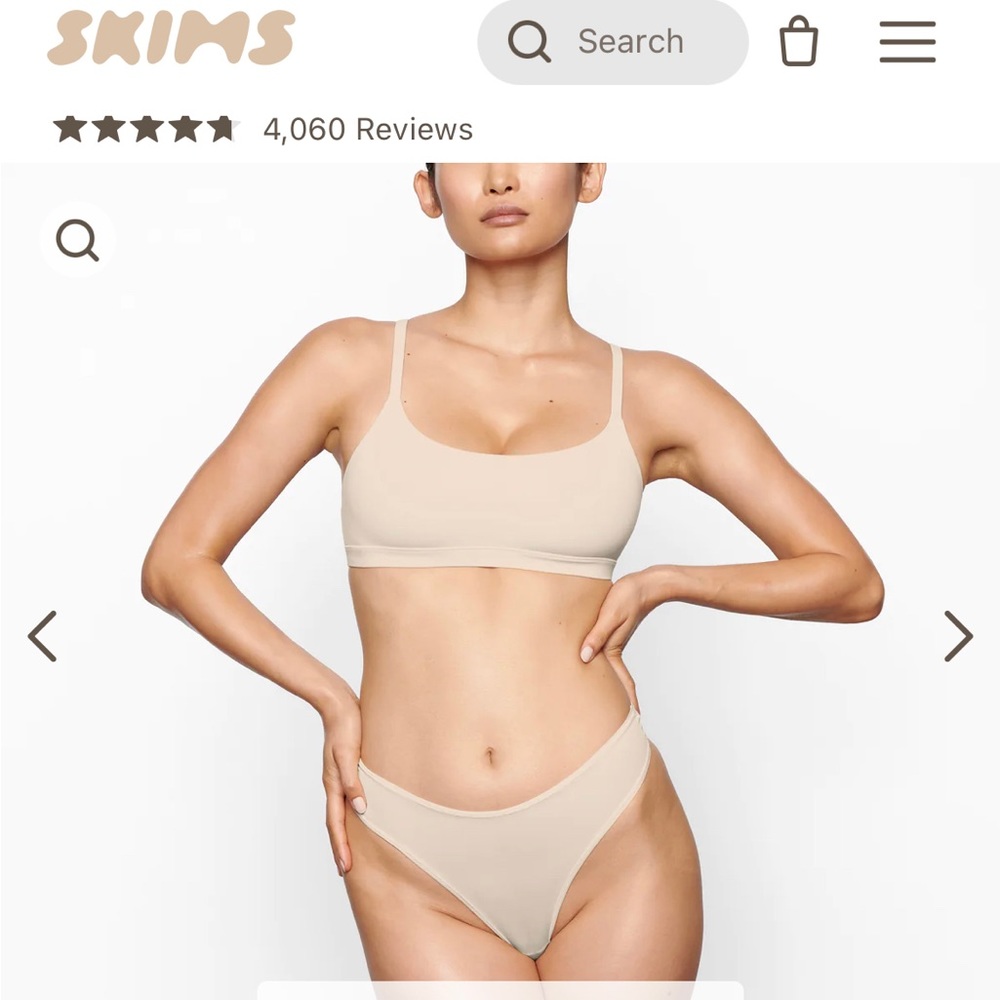 SKIMS Fits Everybody Scoop Neck Bra